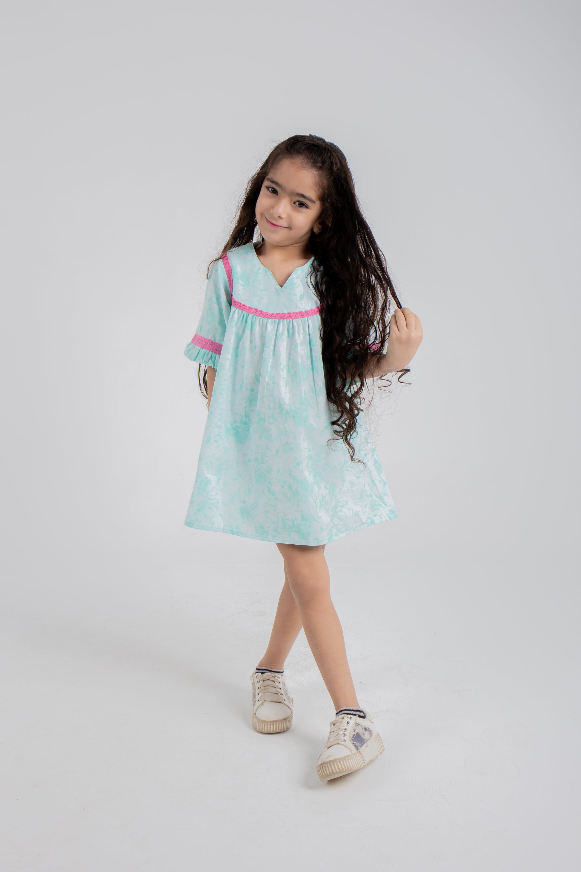 Mint One-Shoulder Dress