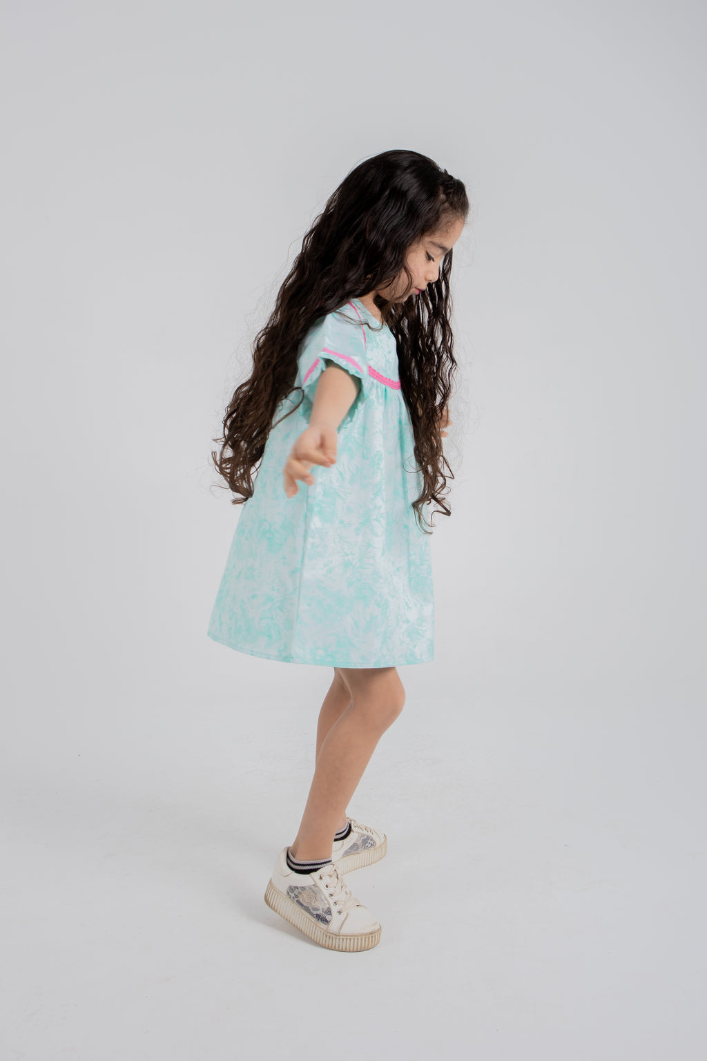 Mint One-Shoulder Dress