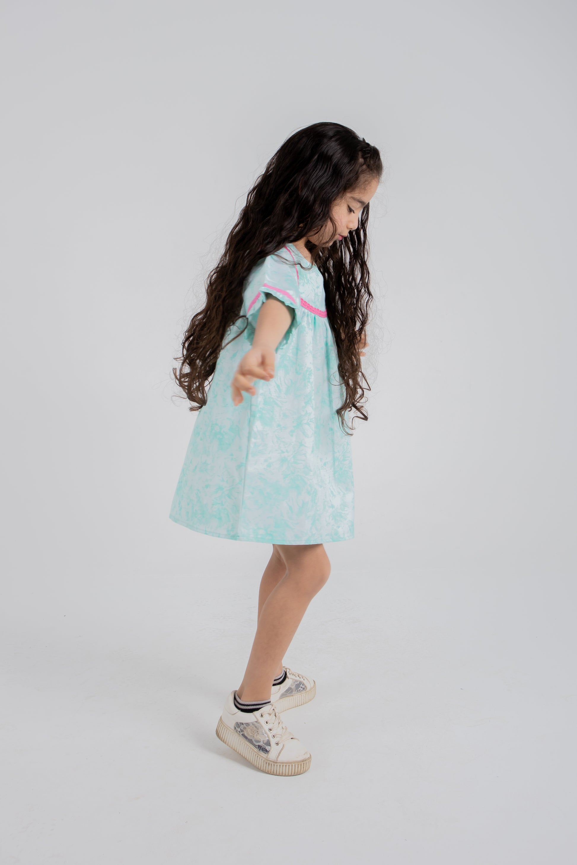 Mint One-Shoulder Dress