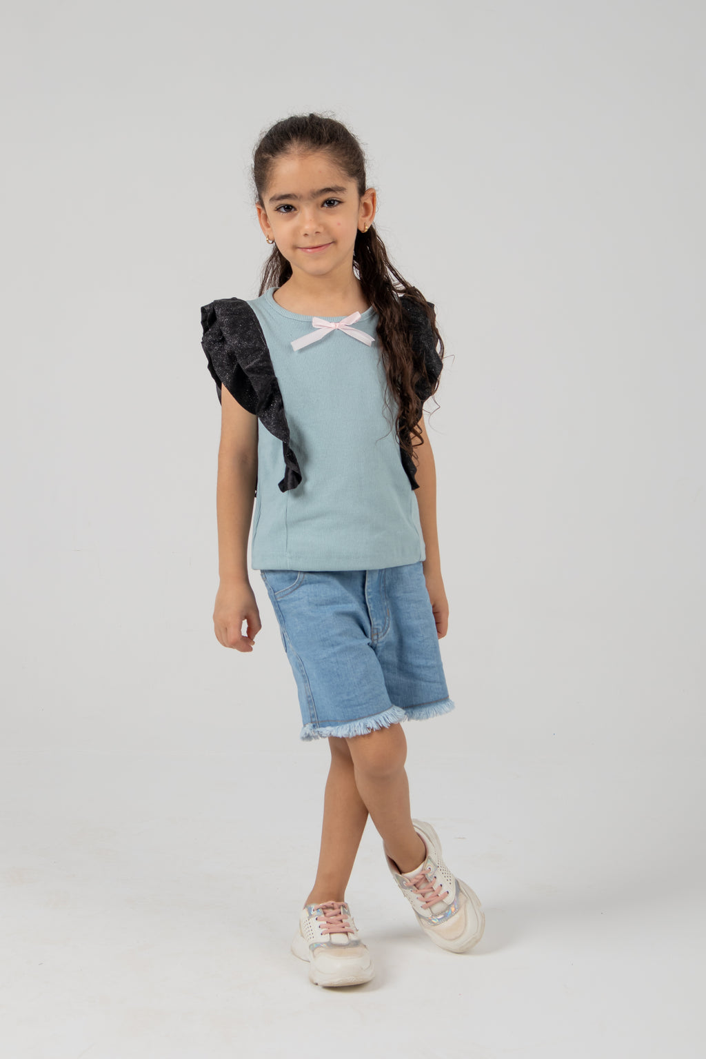 Girls' Denim Hot Shorts