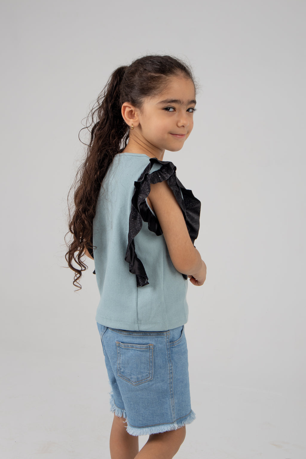 Girls' Denim Hot Shorts