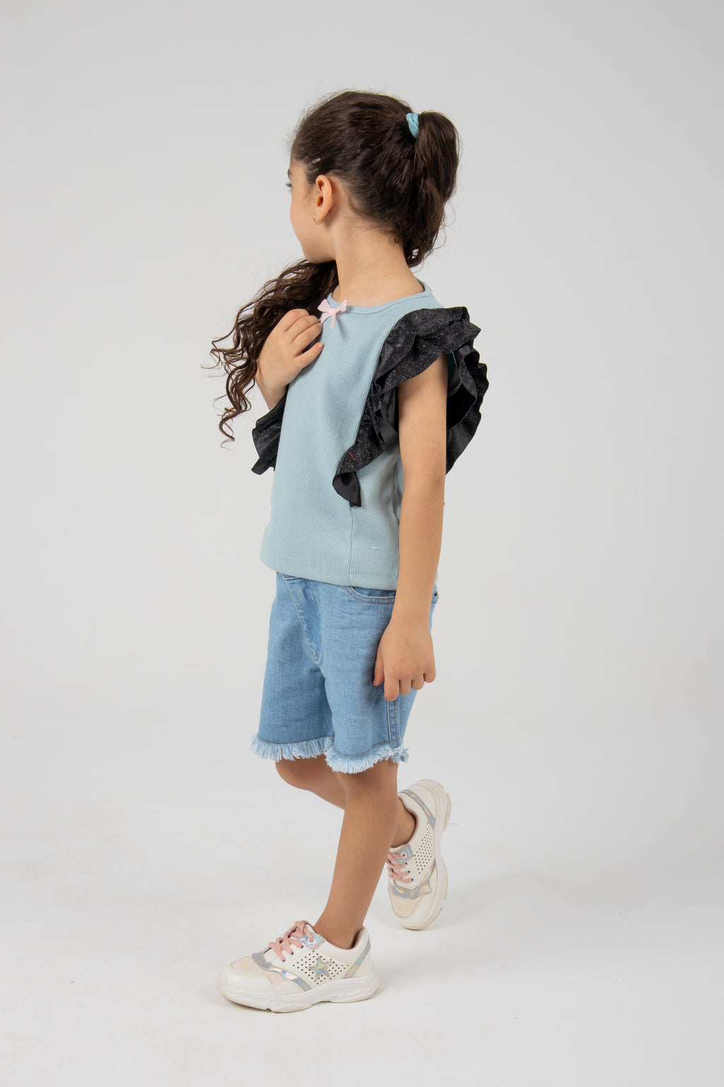 Ruffle Sleeve Top