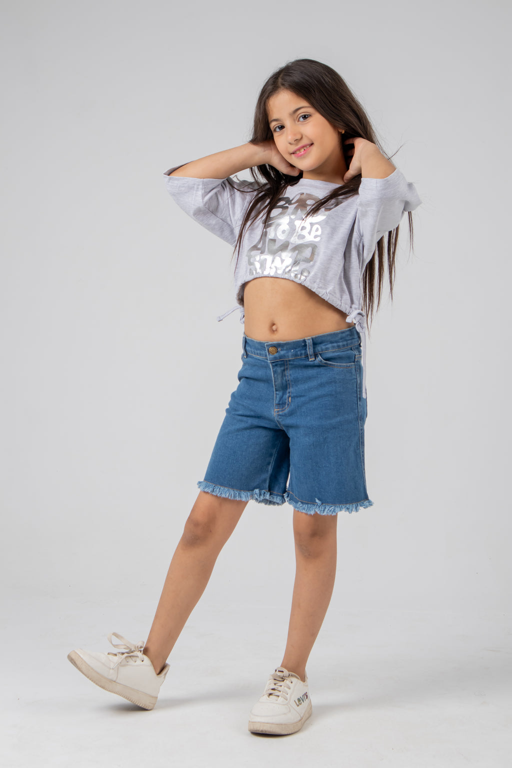 Girls' Denim Hot Shorts